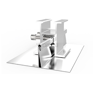 Produits liés à l'énergie solaire Pince de toit solaire en aluminium pour toit en métal