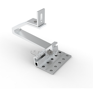 Crochet de toit solaire en aluminium en gros avec pied en L