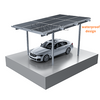 Structure de parking solaire en aluminium imperméable de conception moderne