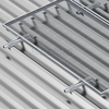 Support de toit en métal solaire de solution de mini rail en aluminium en gros