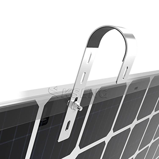 Support de panneau solaire de balcon en aluminium réglable, stock européen