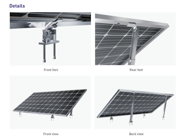 support solaire réglable