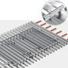 Support de toit en métal solaire de solution de mini rail en aluminium en gros