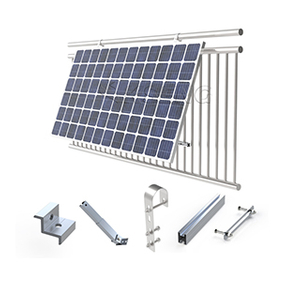 Support de panneau solaire de balcon en aluminium réglable, stock européen