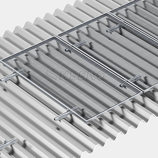 Support de toit en métal solaire de solution de mini rail en aluminium en gros