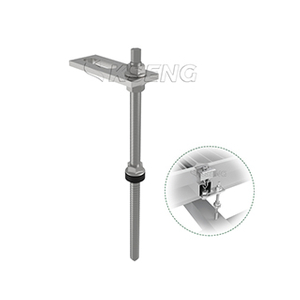 Boulon de suspension solaire de toit en métal en alliage de nickel-fer M10 pour panne en acier