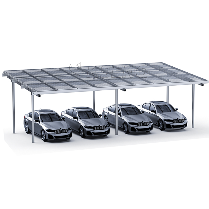 Structure de parking solaire en aluminium imperméable de conception moderne